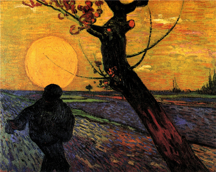 The Sower 1888 2 Vincent Willem Van Gogh Oil Painting